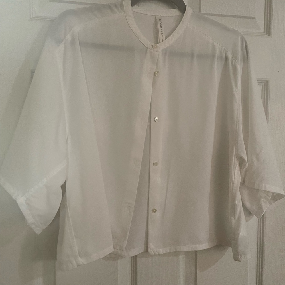the Group by Babaton White Button-Up Blouse